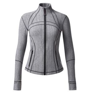 Lululemon Define Jacket Size 6 Black & White